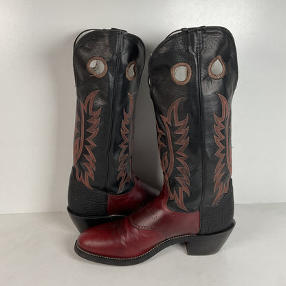Tony Lama Renegade Buckaroo Boots | Shark Skin Heel | Exotic | USA Made | 13 B