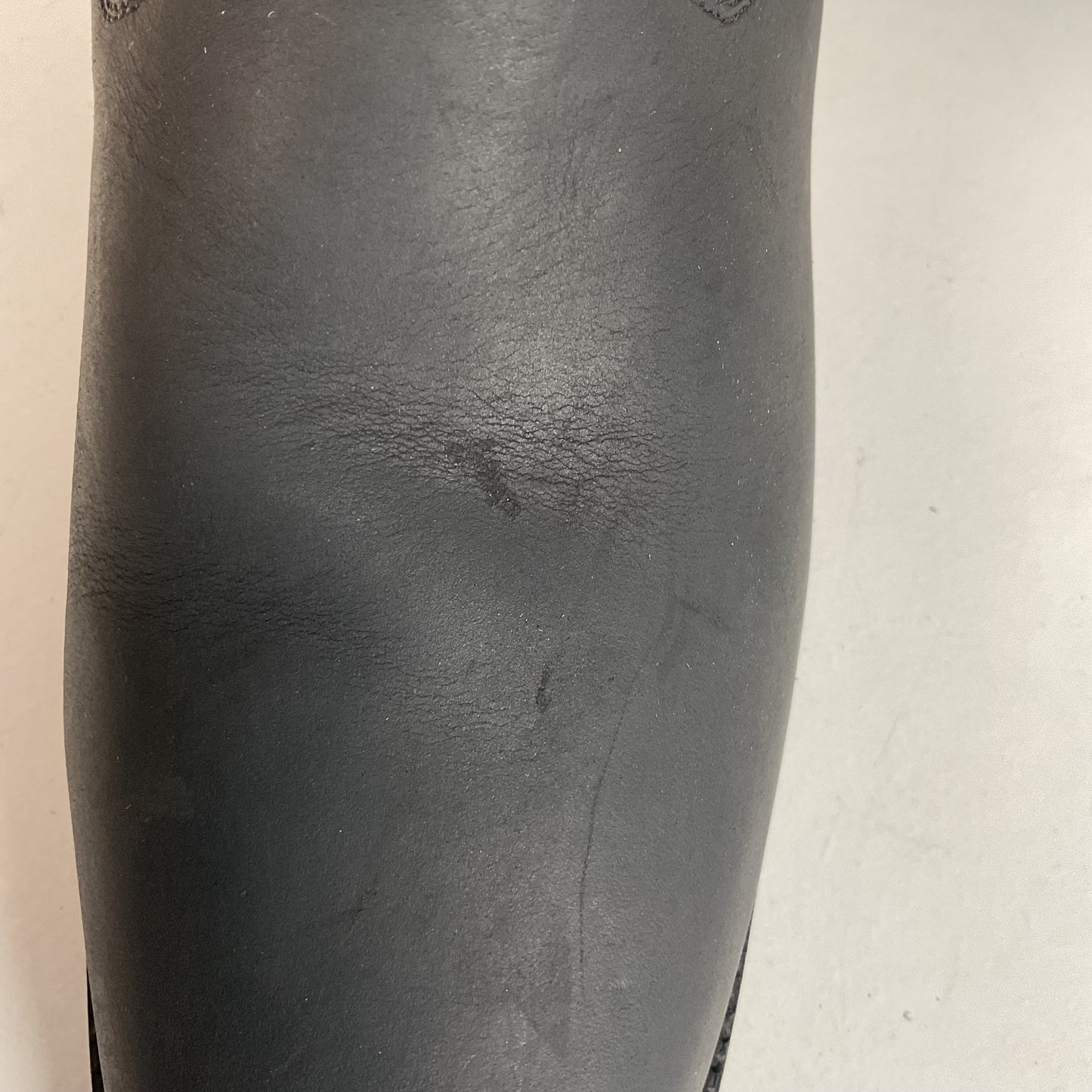 Custom Black Oiled Lace Up Boots Men’s 8 Narrow | Women’s 9 Victorian