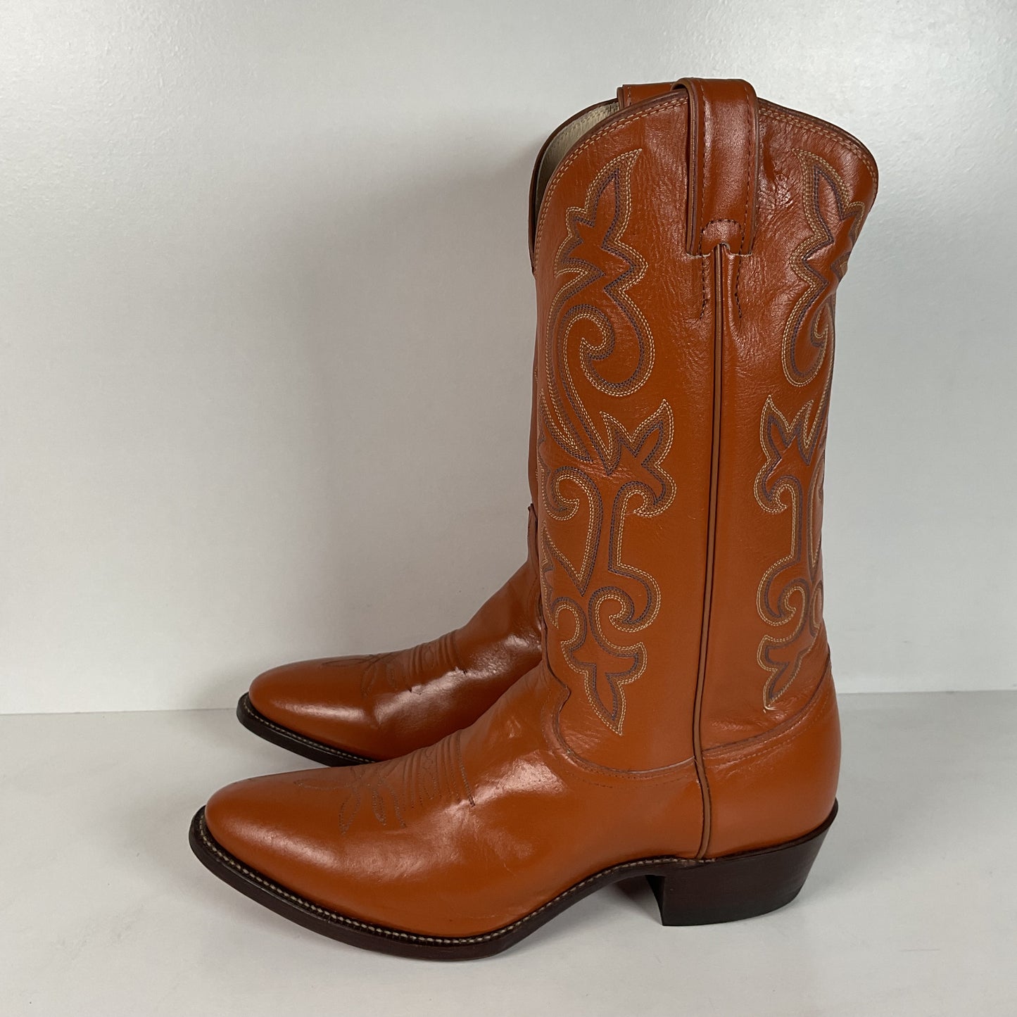 Vintage Justin Redwood Cowboy Boots | USA Made | Men ‘s 10.5 D