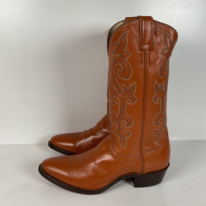 Vintage Justin Redwood Cowboy Boots | USA Made | Men ‘s 10.5 D