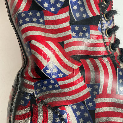 Vintage Dr. Marten 20-Eyelet American Flag Boots UK 6 | US Women’s 8