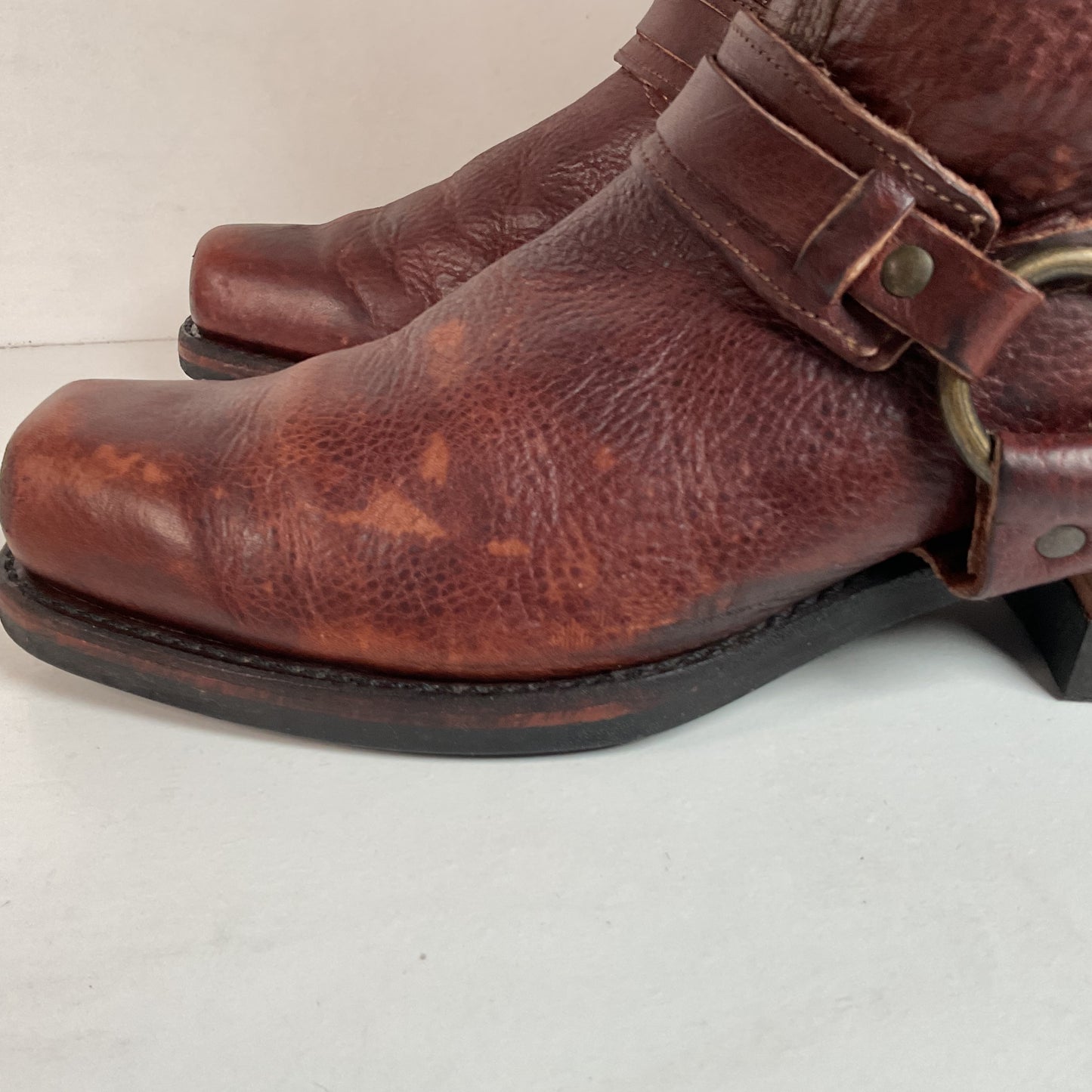 Frye Men’s Belted Harness Boot 11.5 M USA Made Bison Retired