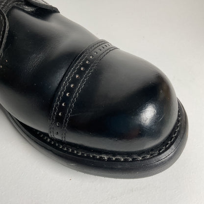 Vintage Double H Cap Toe Jump Boots 10.5 D USA Made Old School Panco Soles