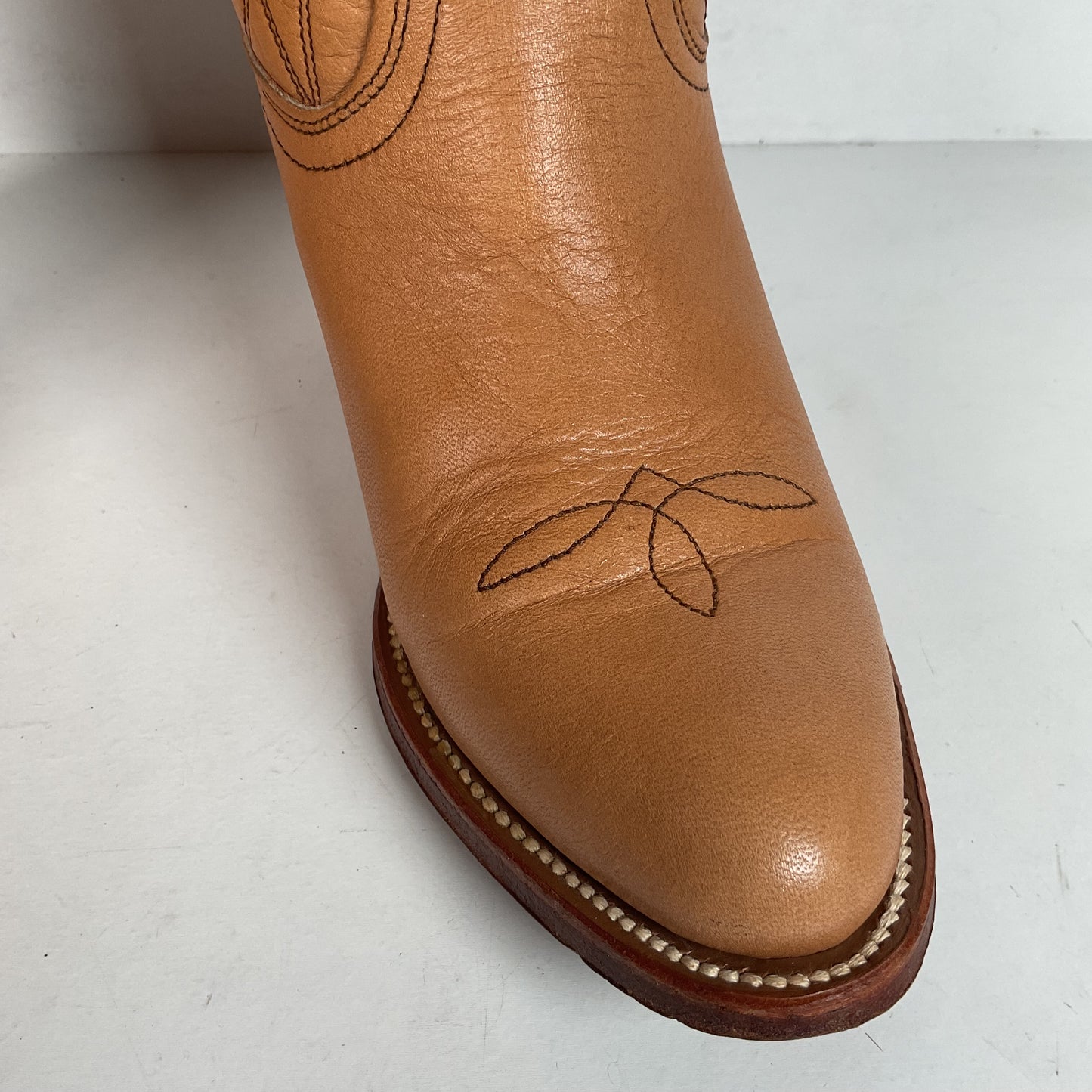 Vintage Frye Cowgirl Boots | USA Made | Butterscotch | Women’s 8.5 B