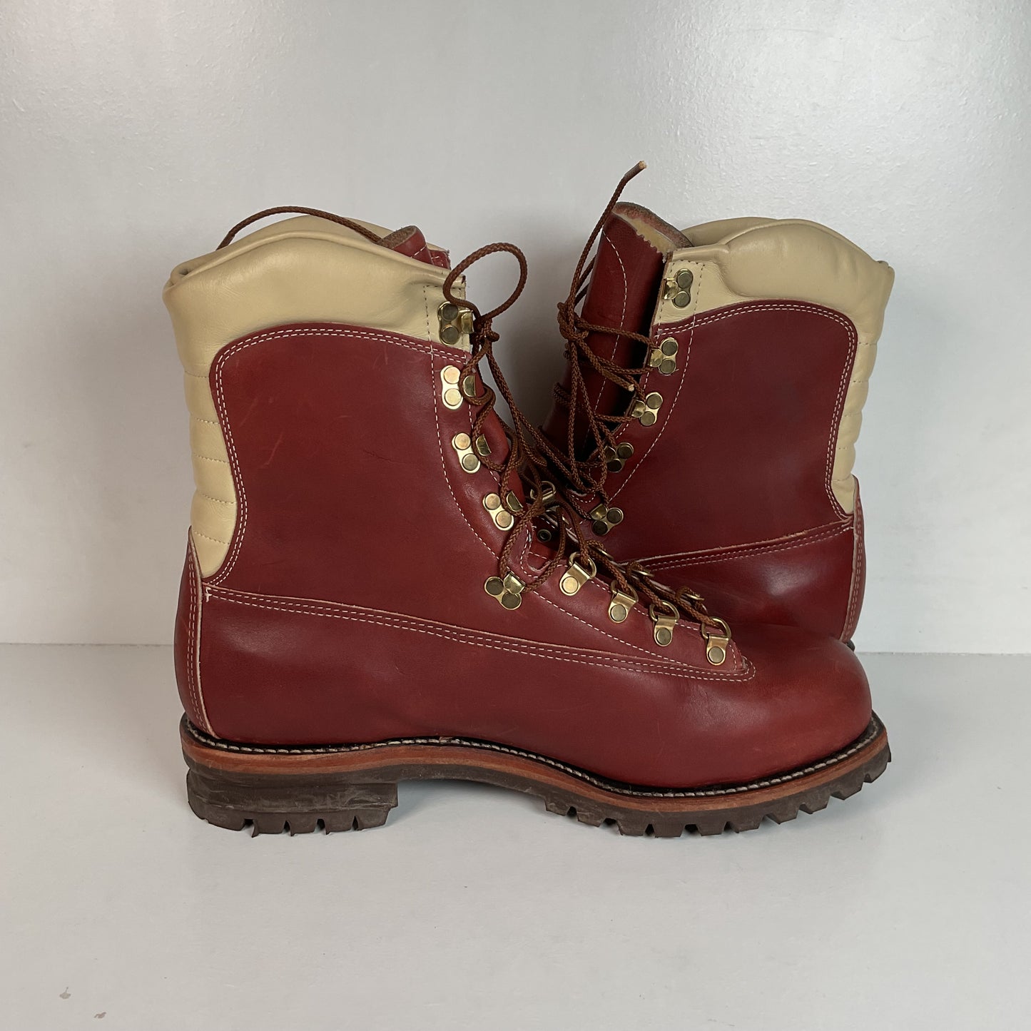 Vintage Chippewa Kush N’ Kollar Mountaineering Boots 13 D USA Made Insulated