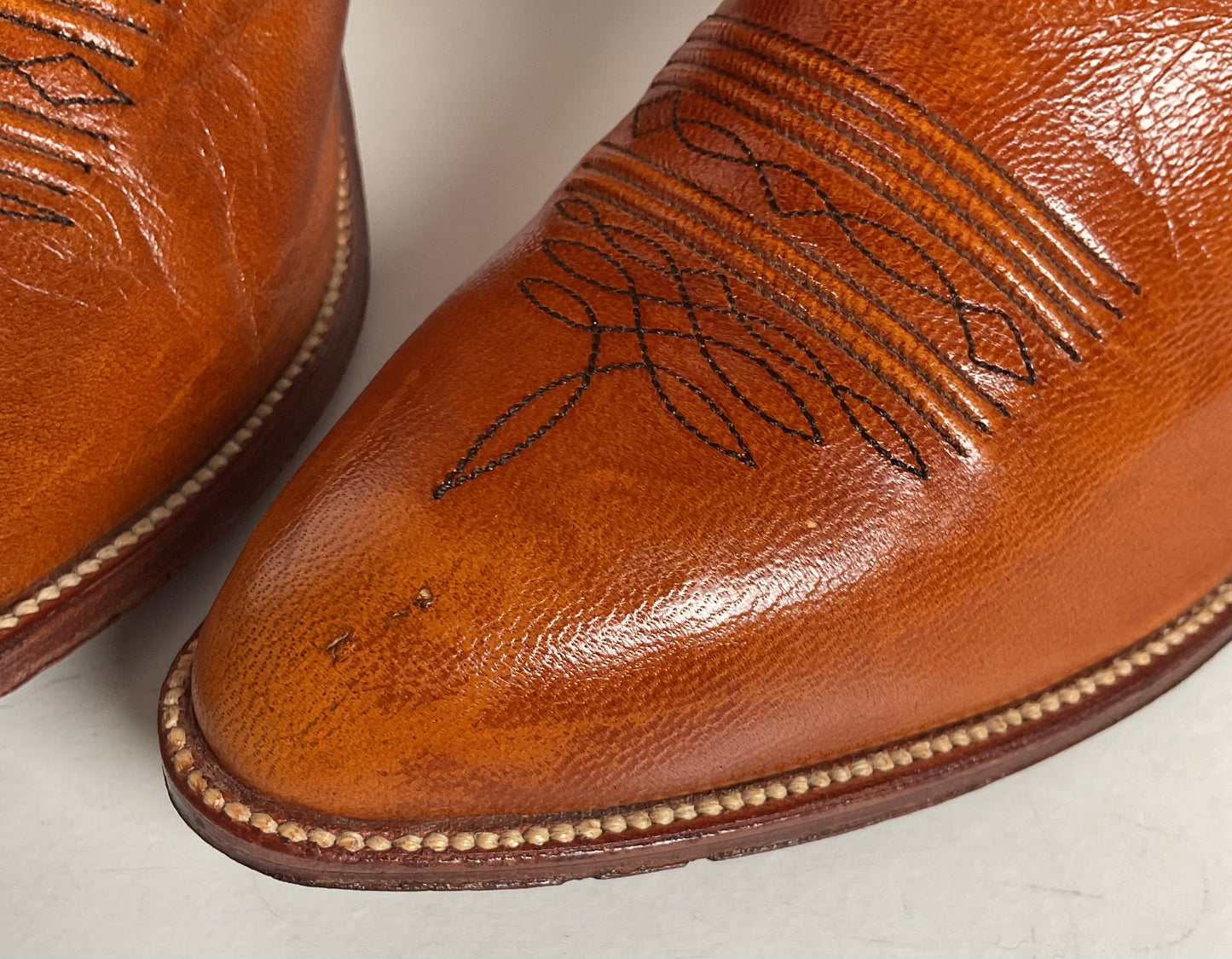 Vintage Dan Post Cowgirl Boots | Spanish Collection | Stacked Heel | Women’s 7.5