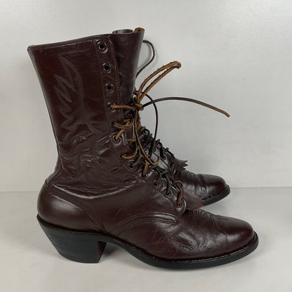 Custom Kiltie Packer Boots | Dark Brown | Men’s 9 D