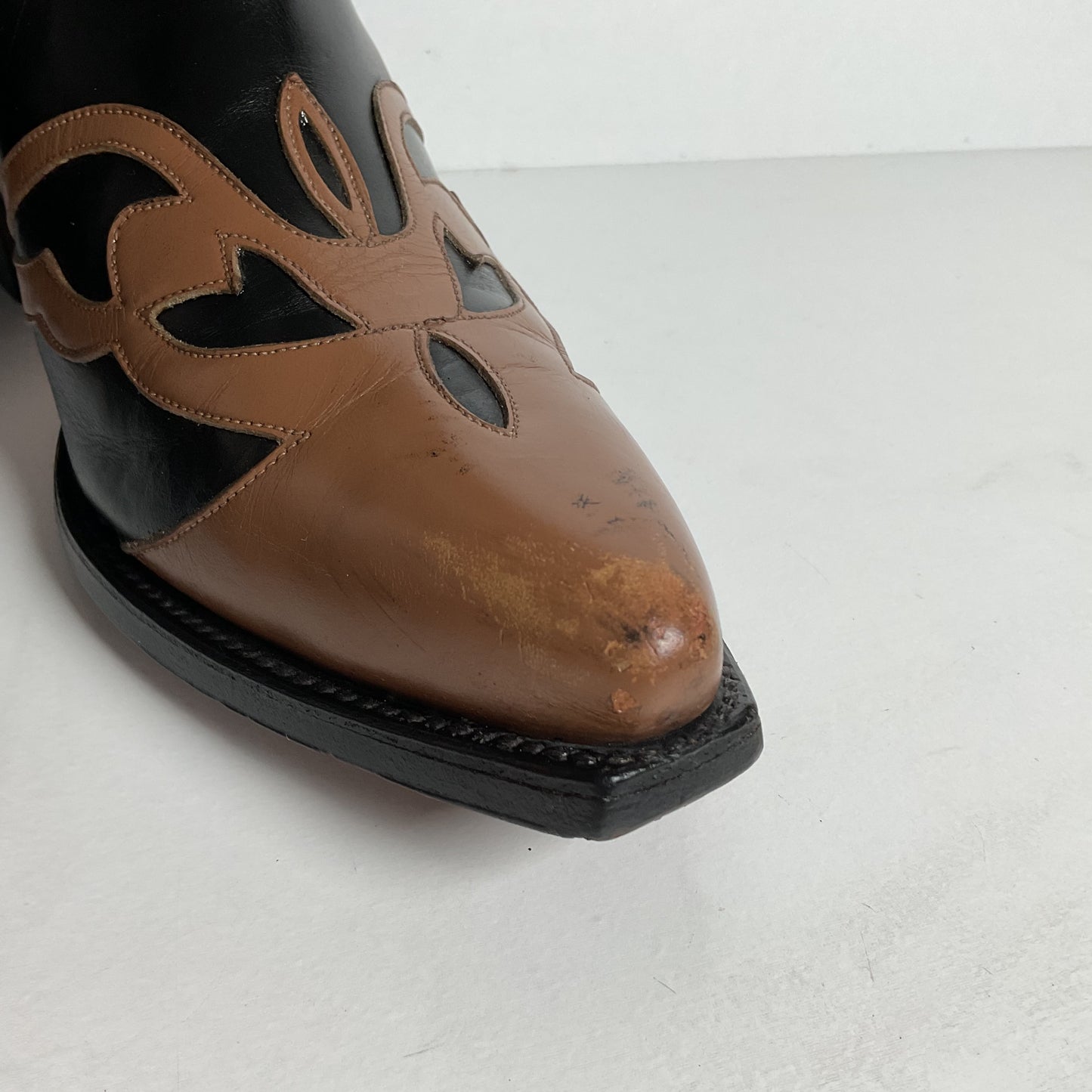 Vintage Frye Authentic Cowboy Boots | Starburst | Wingtip | 1950s | Men’s 9.5 D