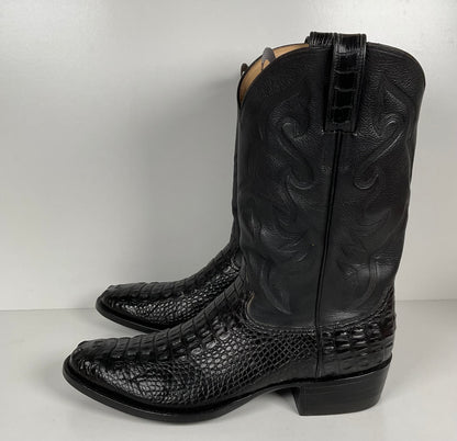 L.M. Easterling American Alligator Cowboy Boots | Hornback | Custom | Men’s 11