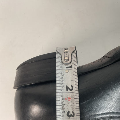 1950s Tony Lama Cowboy Boots | Black | Distressed | Men’s 9.5