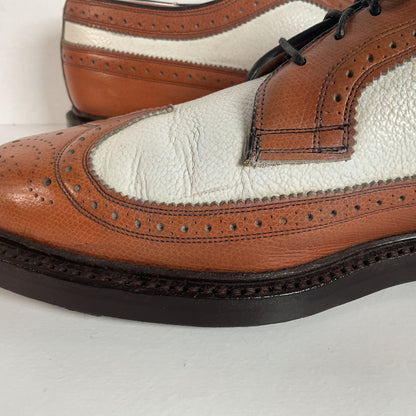 Vintage Johnston Murphy Spectator Shoes | Aristocraft | 1950s-1960s | 10 C