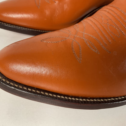 Vintage Justin Redwood Cowboy Boots | USA Made | Men ‘s 10.5 D