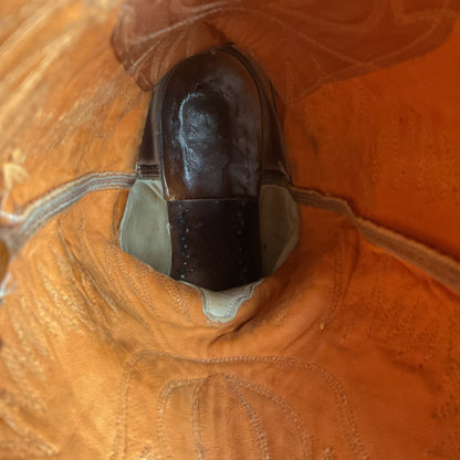 Vintage Justin Algonquin Toe Cowboy Boots | Old Fort Worth Label | Men’s 10.5 D