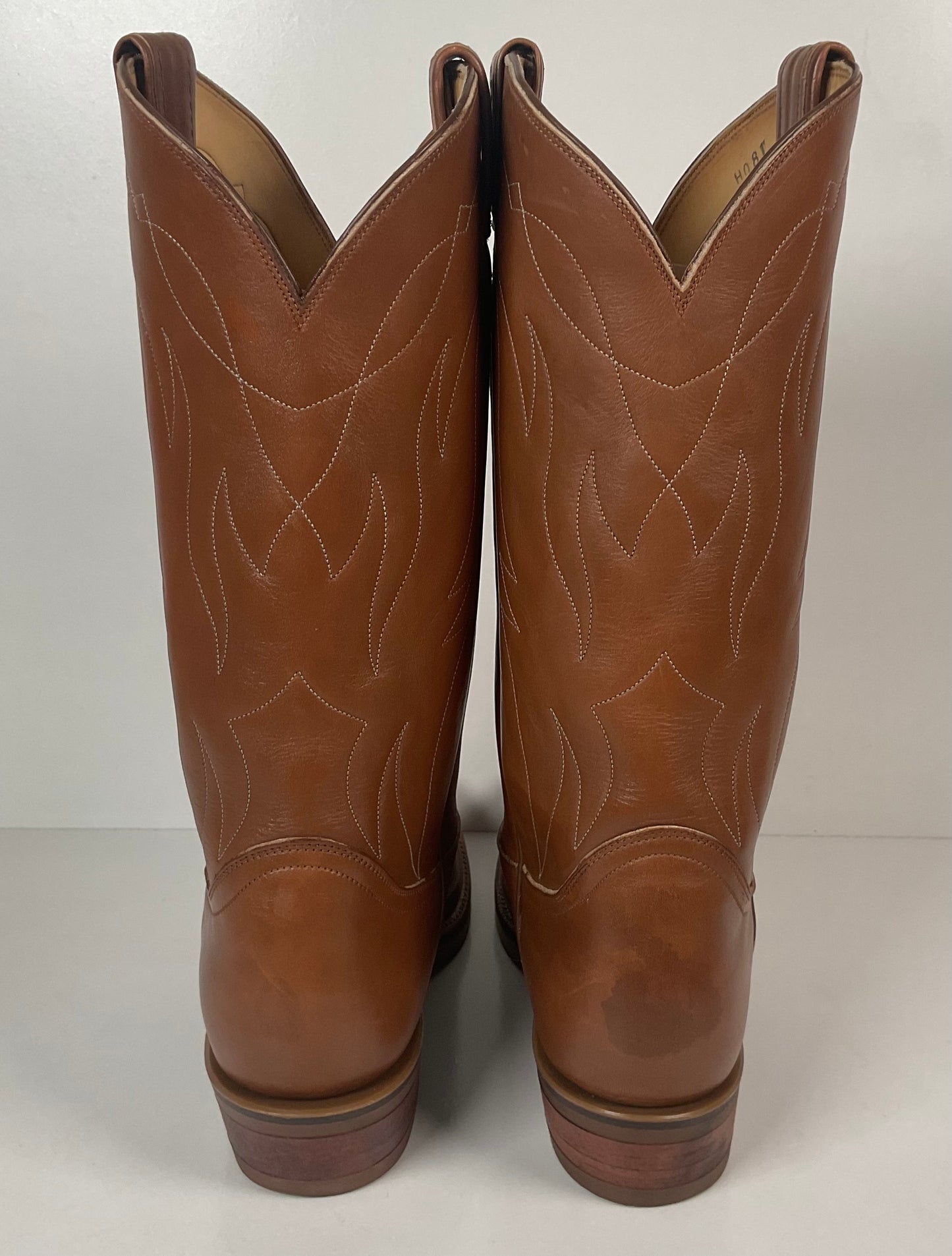 Vintage Tony Lama Cowboy Boots 13 A Vibram Oil-Resist USA Made