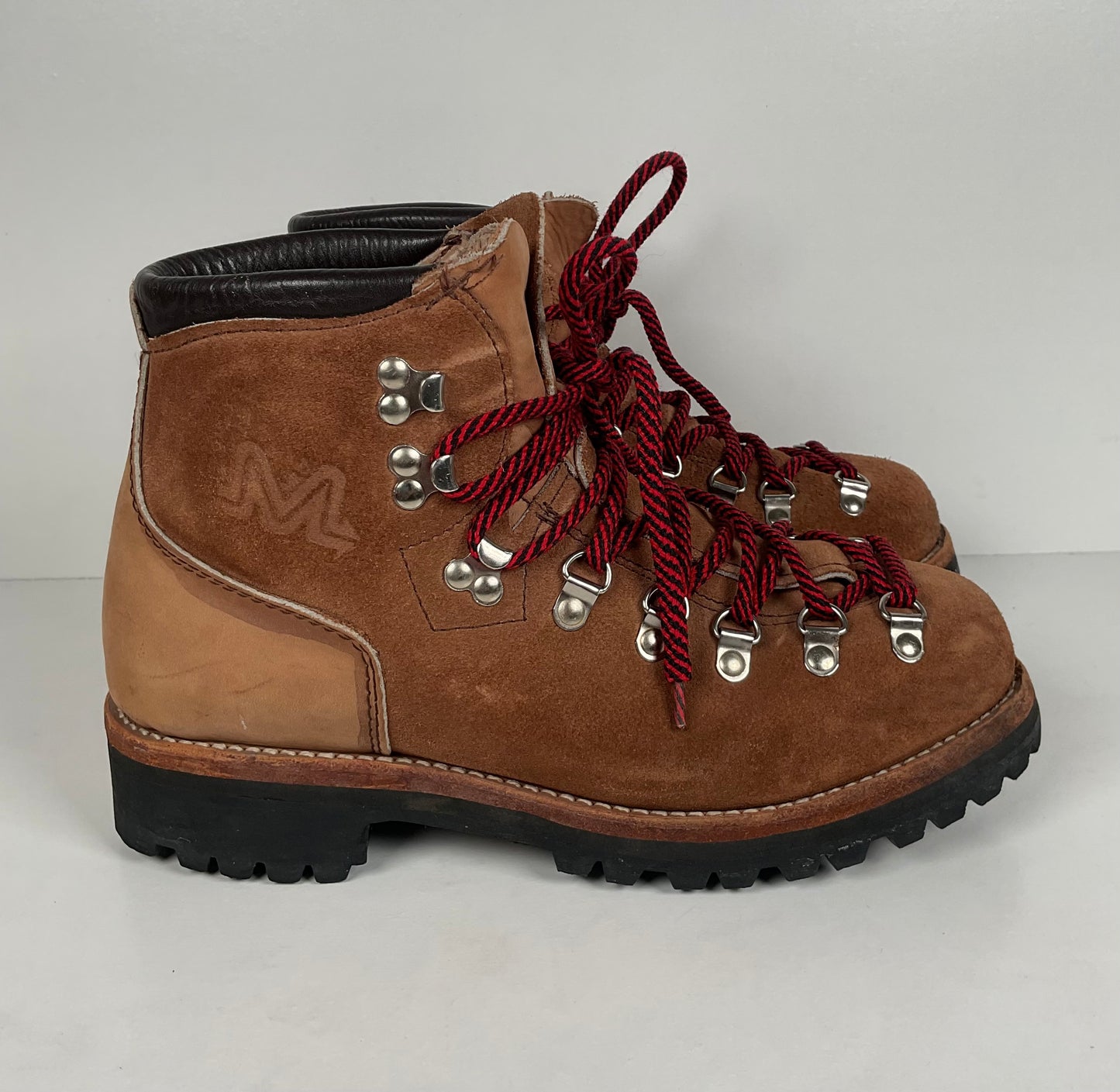 Vintage Milo Mountaineering Boots | USA Made | Rough Out | Men’s 9.5 M