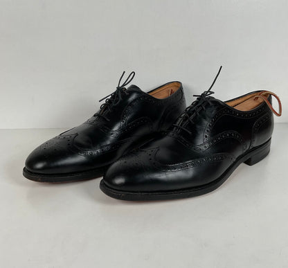 Vintage Johnston Murphy Oxford Shoes | USA Made | Classic Black | Men’s 12 D