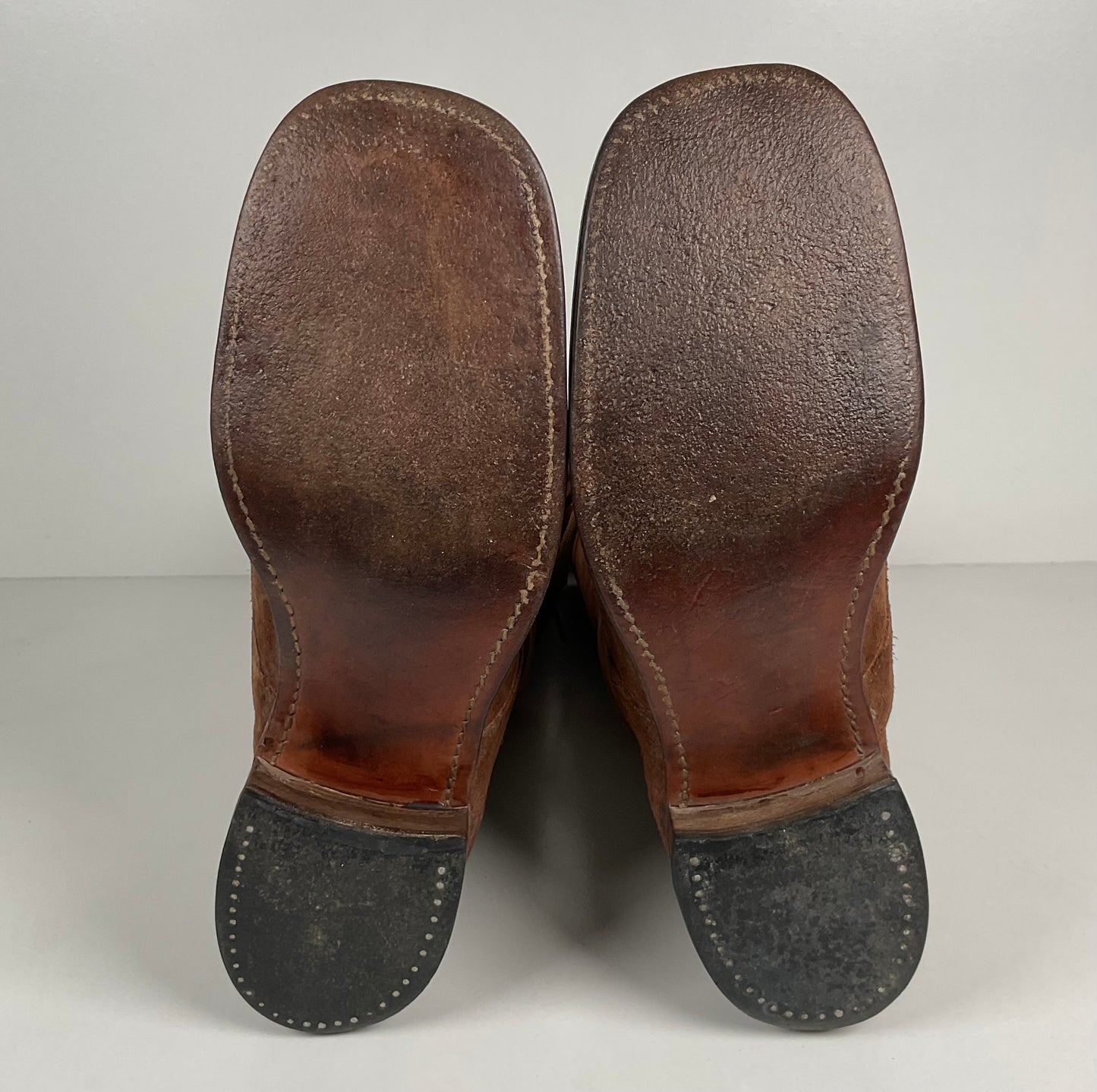 Vintage Tall Suede Lace Up Boots | USA Made | 1960s | Men’s 12 D