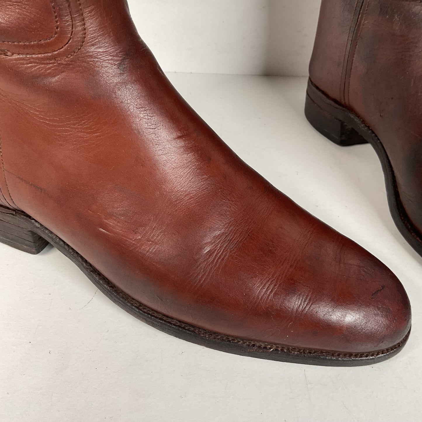Vintage Peal & Co Polo Riding Boots | Wooden Form | Vanderbilt | King George