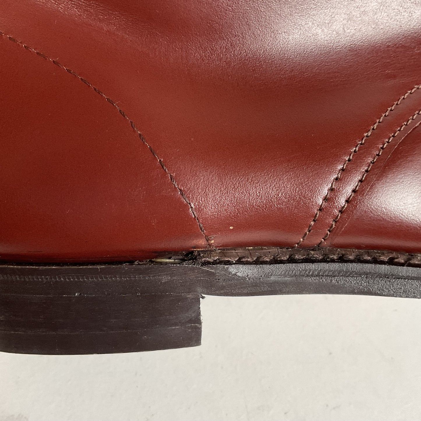 Marlborough England Jodhpur Lace Up Boots | Burgundy Calf | UK 9 | US 10