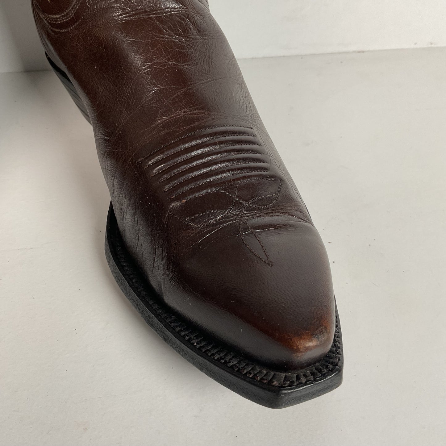 Vintage Justin Pee Wee Cowboy Boots | 1960s | Fort Worth Label | Men’s 9 C