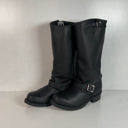 Frye Women’s 16R Tall Black Engineer Boots 7.5 M USA Made