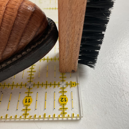 Vintage Tony Lama Gold Label Cowboy Boots 9.5 D Lizard Wingtip USA Made
