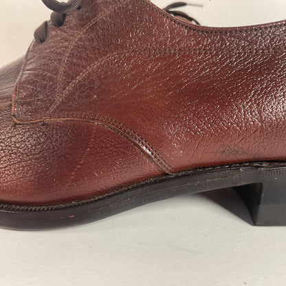 Vintage Florsheim Plain Toe Dress Shoes 10.5 3E (Wide)