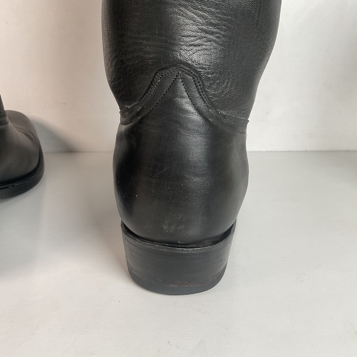 Smith And Wesson Square Toe Western Boots 9.5 EE Campus Cavalry