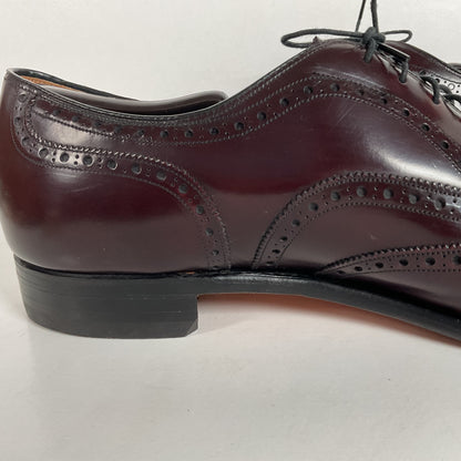 Vintage Johnston Murphy Oxford Shoes | Burgundy Calf | USA Made | Men’s 12 D