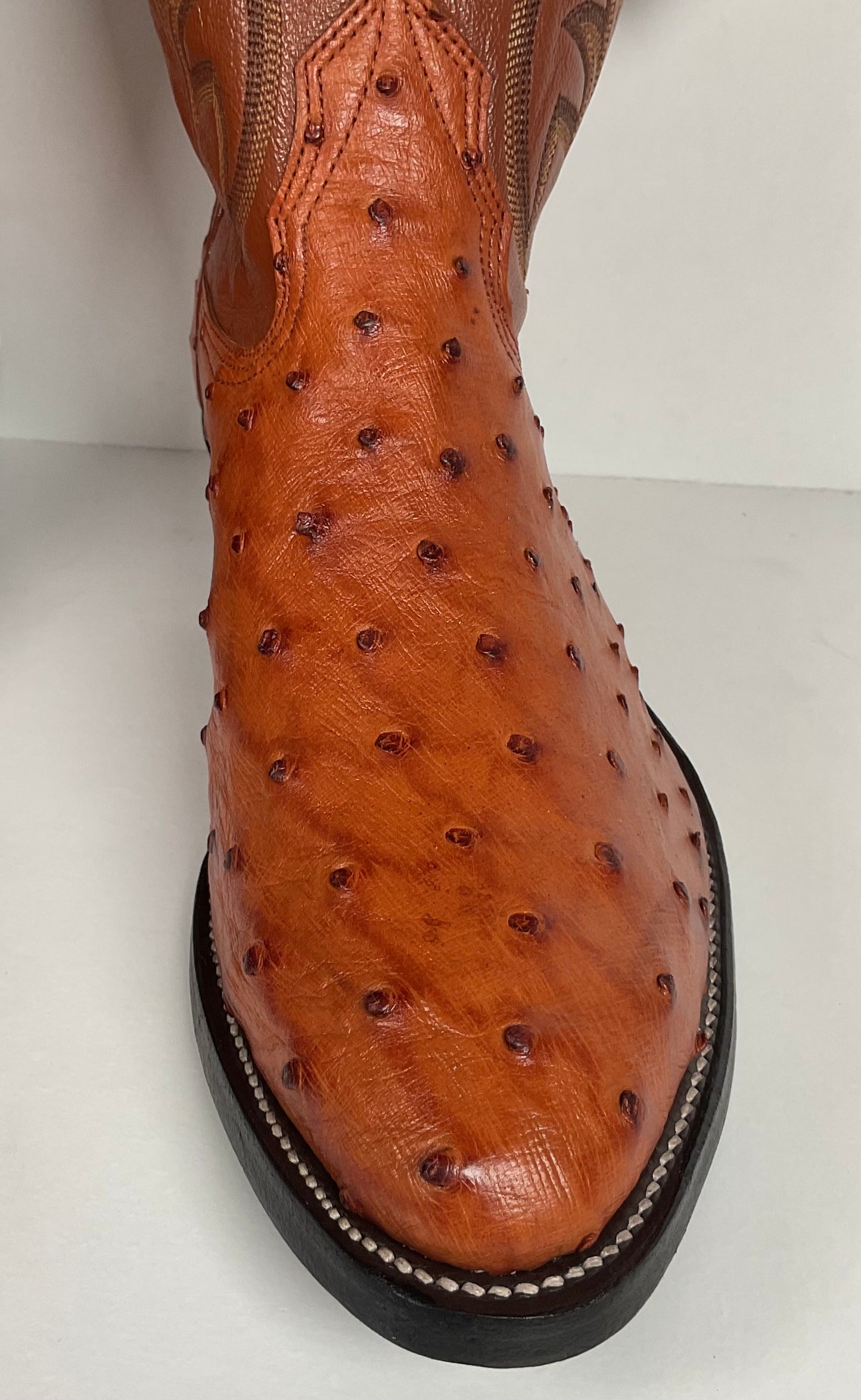 Vintage Nocona Full Quill Ostrich Cowboy Boots | USA Made | Men’s 9 E