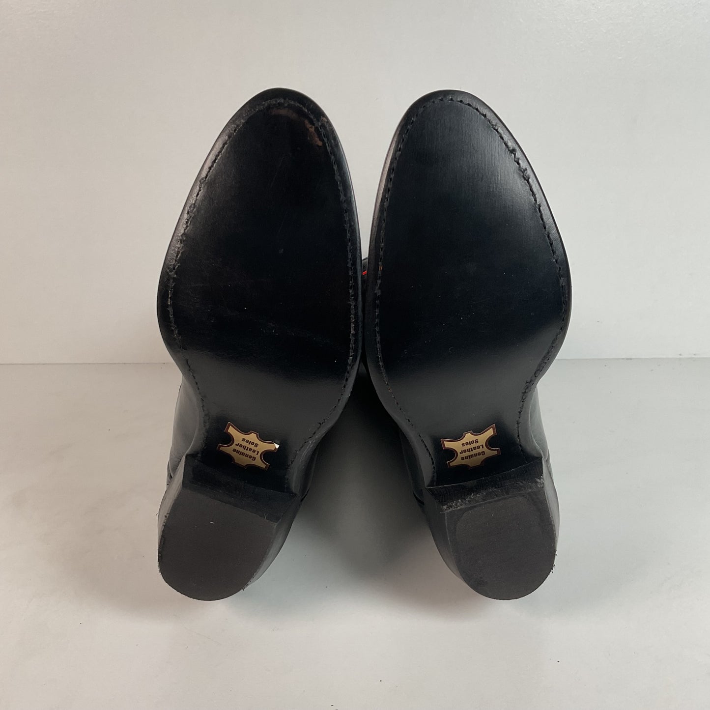 Tony Lama Longhorn Cowgirl Boots | Black Calf | Original Box | Women’s 6 M