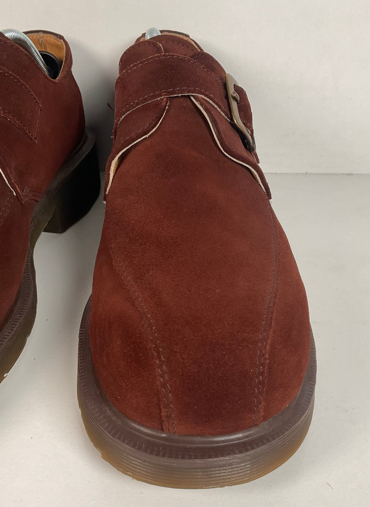 Vintage Dr. Martens Monk Strap Loafers | Suede | Brown | 10 UK | 11 US
