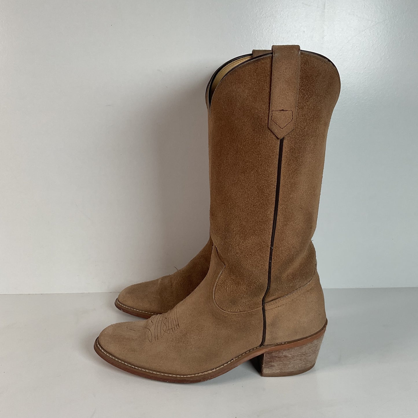 Vintage Frye American Classics Cowboy Boots | Rough Out | USA Made | Men’s 8.5 D