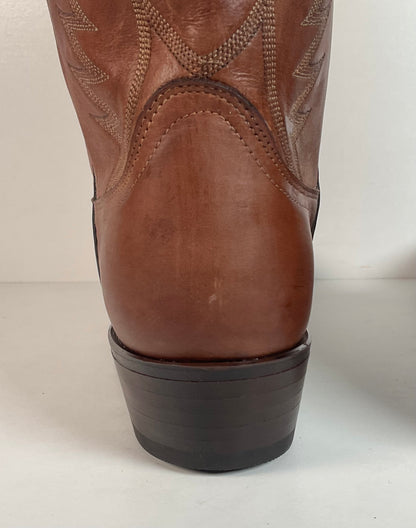 Vintage Dan Post Apache Cowboy Boots | USA Made | Distressed | Men’s 12 D