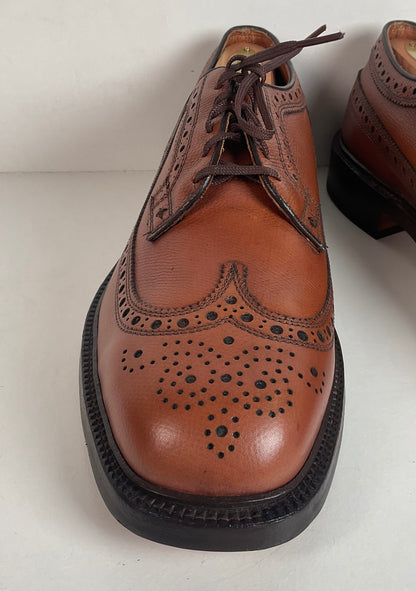 Vintage 1970s Nettleton Longwing Derby Shoes 8.5 D USA Made