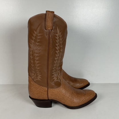 Vintage Tony Lama Cowboy Boots | Bullhide | Gold Label | USA Made | Men’s 9 D