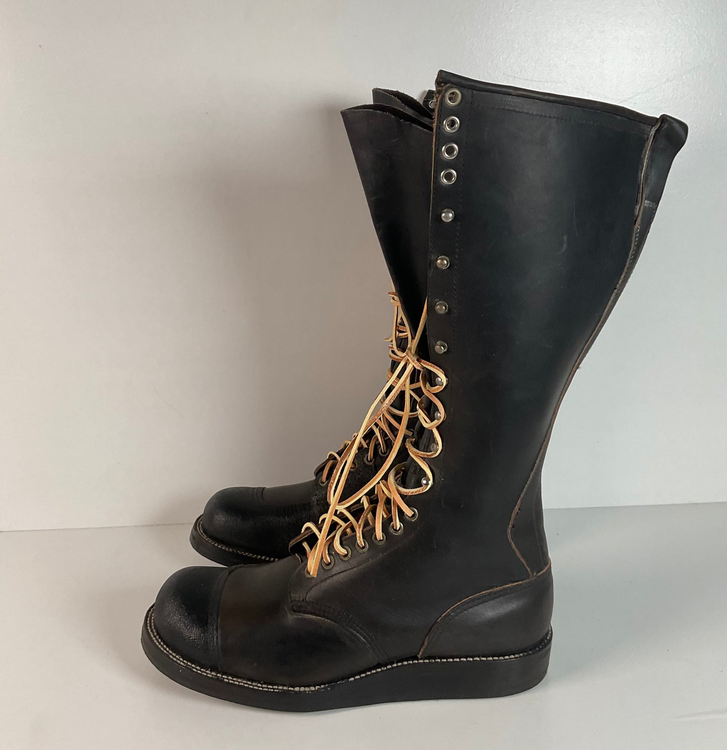 Vintage Chippewa Linesman Boots | 60s Era | USA Made | 10 E