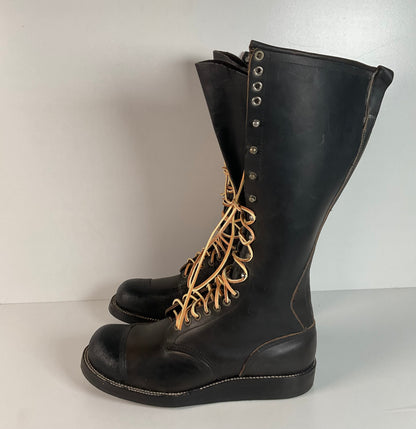 Vintage Chippewa Linesman Boots | 60s Era | USA Made | 10 E