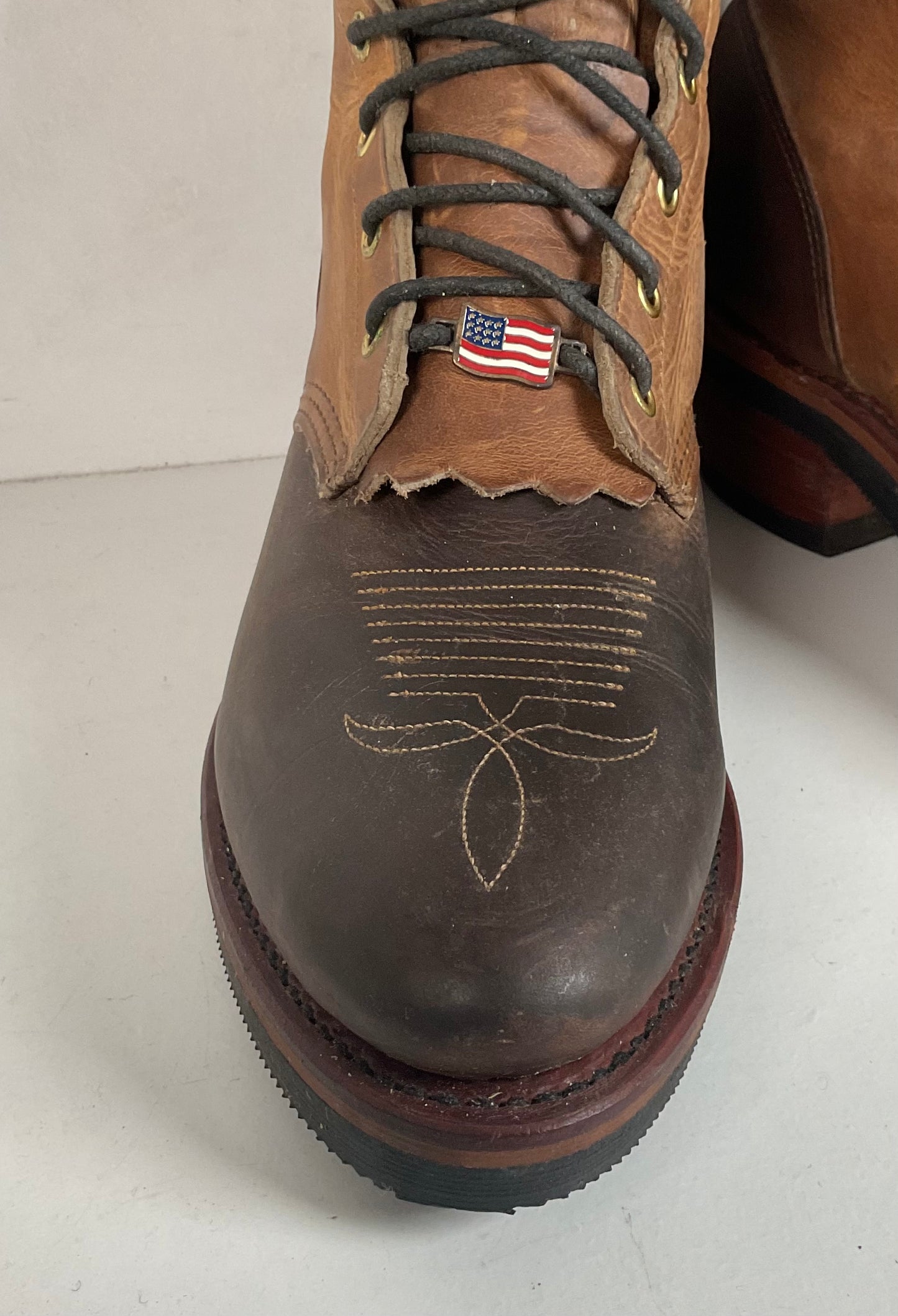 Chippewa Crazy Horse Packer Boots 11 B (Narrow) USA Made