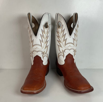 Larry Mahan Cowgirl Roper Boots 7 B Punchy Sunset Renegade