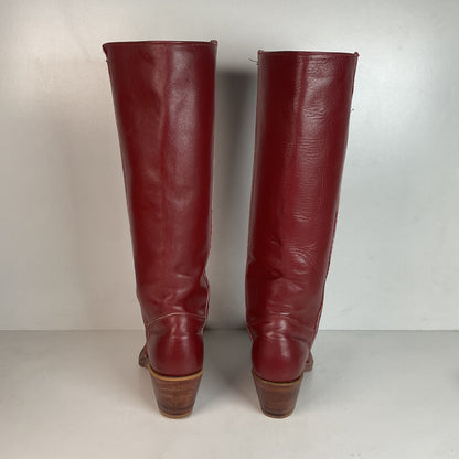 Vintage 1970s Sears’ Berman Tall Riding Boots 7 B USA Made Campus