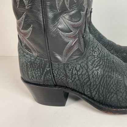 Vintage Dan Post Sueded Shoulder Cowboy Boots | USA Made | Men’s 8 D