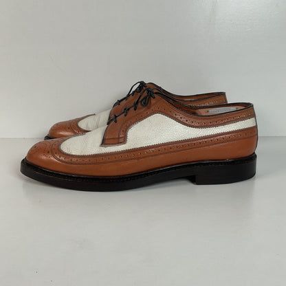 Vintage Johnston Murphy Spectator Shoes | Aristocraft | 1950s-1960s | 10 C