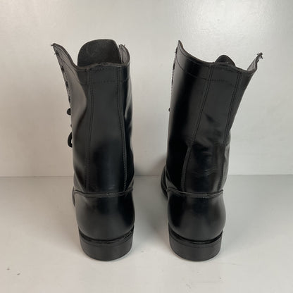 Vintage Double H Cap Toe Jump Boots 10.5 D USA Made Old School Panco Soles