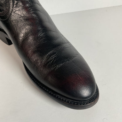 Lucchese 2000 Majestic Roper Boots | Cowboy | Black Cherry | Men’s 8 D