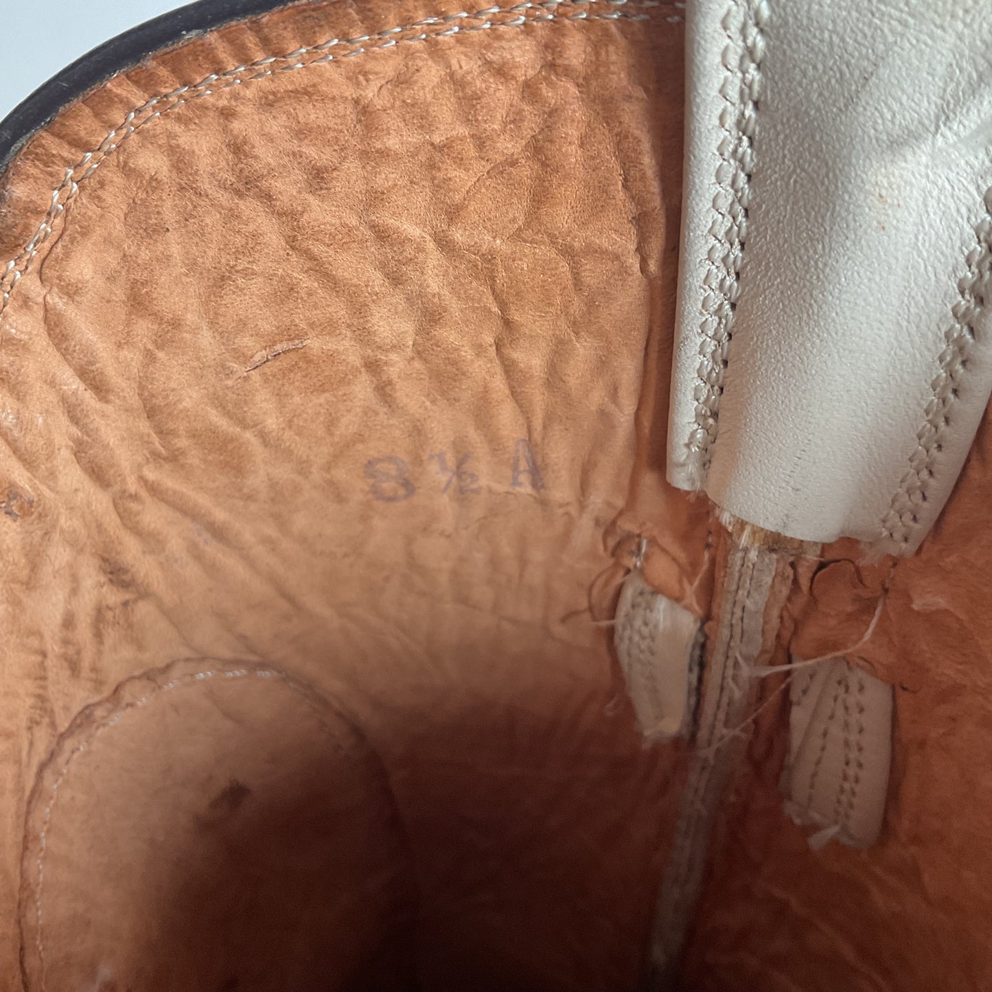 Vintage 1960s Cowtown Lizard Wingtip Cowboy Boots Men’s 8.5 A | Women’s 10