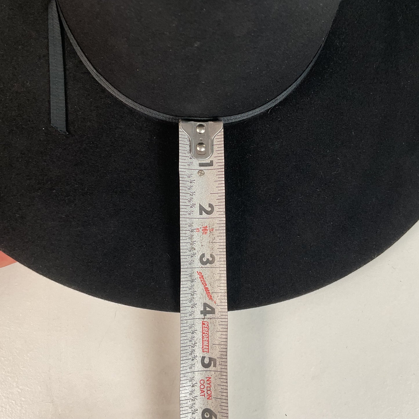 Vintage Milano Larry Mahan Cowboy Hat 6 5/8 Ridgetop Black 5X USA Made