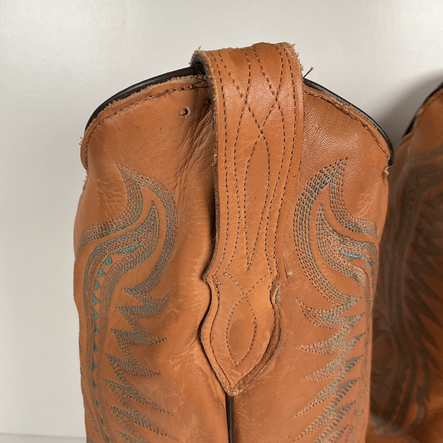 Vintage J. Chisholm Buckskin Cowboy Boots | USA Made | Men’s 13 D
