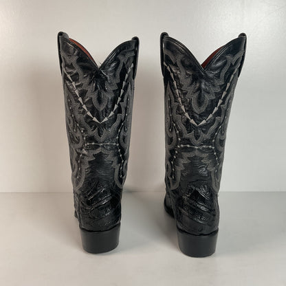 Dan Post Caiman Crocodile Cowboy Boots | Exotic | Blac | Men’s 7.5 D