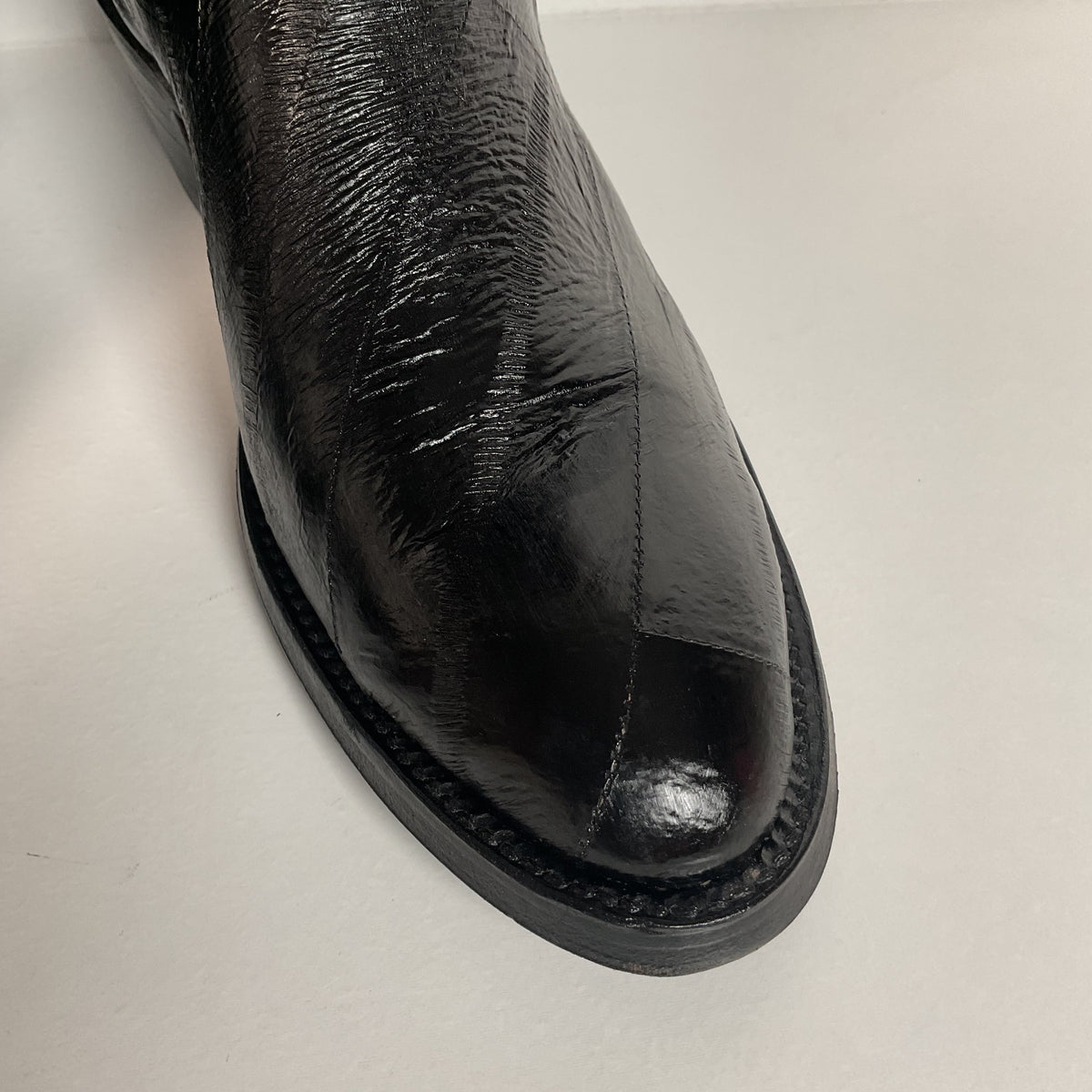 Vintage Nocona Full Eel Skin Cowboy Boots | Exotic | Men’s 5.5 | Women’s 6.5
